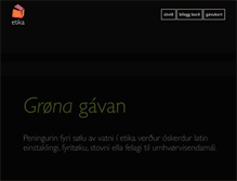 Tablet Screenshot of etika.fo